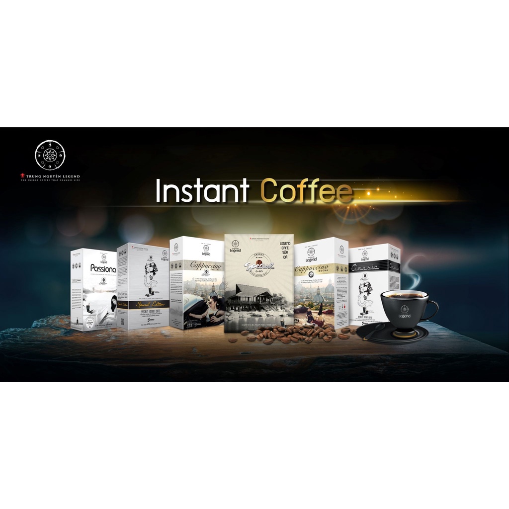 [SenXanh Emart] Cà phê hòa tan G7 Cappuccino- Hộp 12 gói 18gr Trung Nguyên Legend - Cà Phê Cho Phái Đẹp
