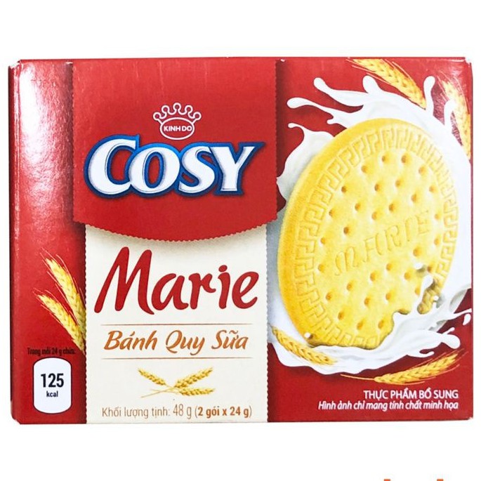 Bánh Quy Sữa Cosy Marie Hộp (2 Gói x24g)