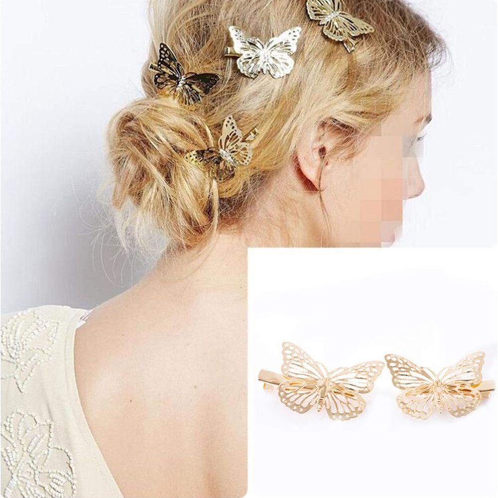 Set 2 Kẹp Tóc Họa Tiết Hoạt Hình Nhiều Màu Sắc