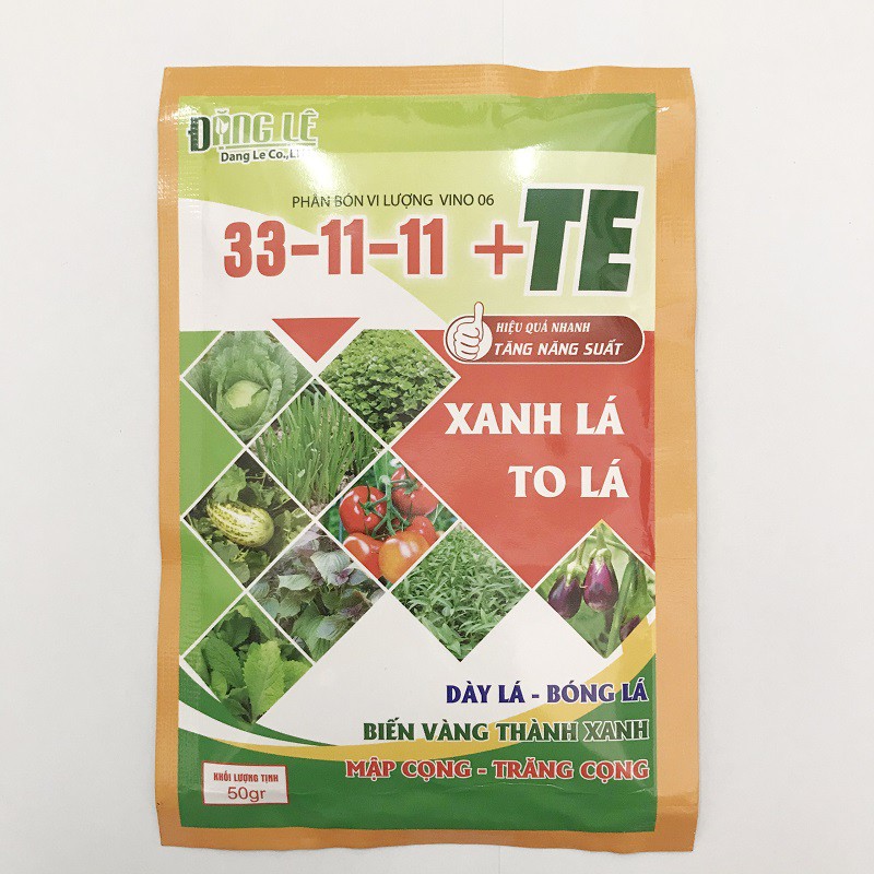 Phân bón vi lượng 33 – 11 – 11 + TE