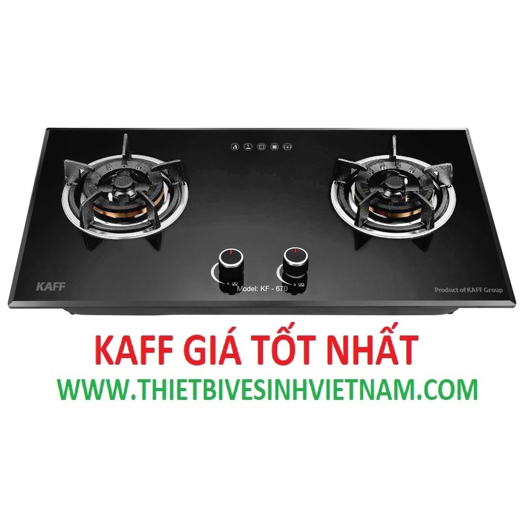 BẾP GAS ÂM KAFF KF- 670, HÀNG CHÍNH HÃNG