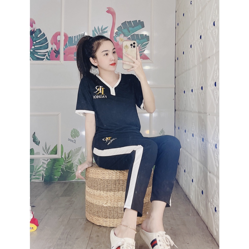 Đồ bộ nữ cotton mềm mại thoáng mát không xù không chùn | BigBuy360 - bigbuy360.vn