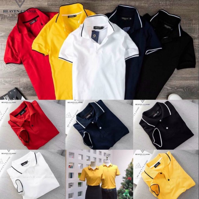 Áo POLO Nam Chất Thun Co Giãn, Áo Thun Nam Cổ Bẻ Cotton Cao Cấp.Chất Lượng Không Nhăn Thoáng Mát Mẫu Mới 2022