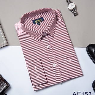  Áo Sơ Mi Nam Công Sở Trung Niên Anton Somianton Dài Tay Kẻ Đỏ Nhỏ Vải Cotton – XAC153 