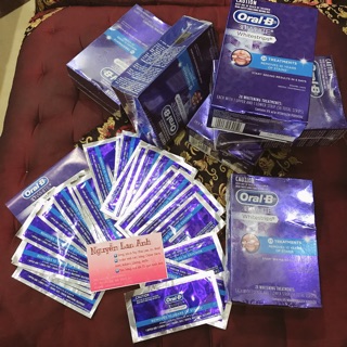 Combo liệu trình dán trắng răng oral B whitestrips 14 miếng