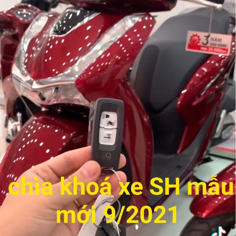 HONDA SH, VISION ,LEAD ,SH MODE  Chìa đời 2021 Mẫu Mới  Bao Da Chìa Khoá Handmade loại 2 nút bấm