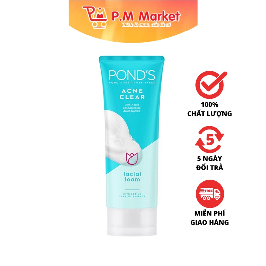 Sữa Rửa Mặt Ngừa Mụn Ponds Acne Clear 100gr