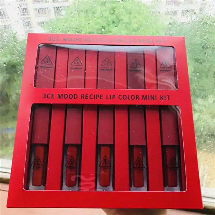 (hàng Mới Về) Set 10 Son Môi 3ce Mini Lên Màu Đẹp