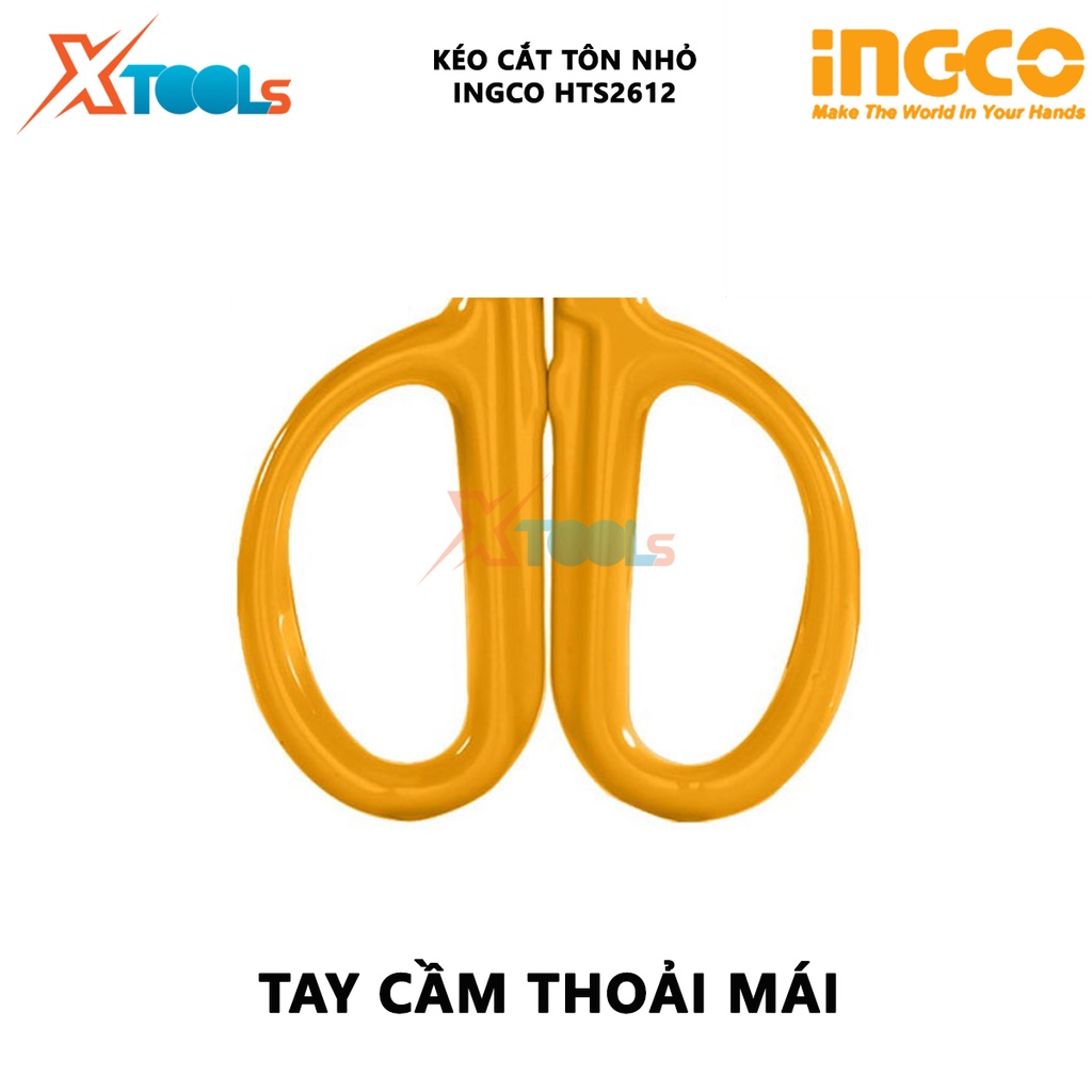 Kéo cắt tôn nhỏ INGCO HTS2612 | dụng cụ cắt tôn kích thước 12&quot;