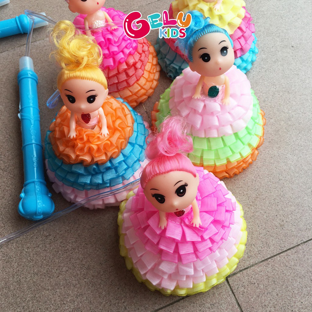 Đèn lồng búp bê chibi GELU KIDS nhiều màu dễ thương cho bé (Kèm Pin-Ảnh Thật)