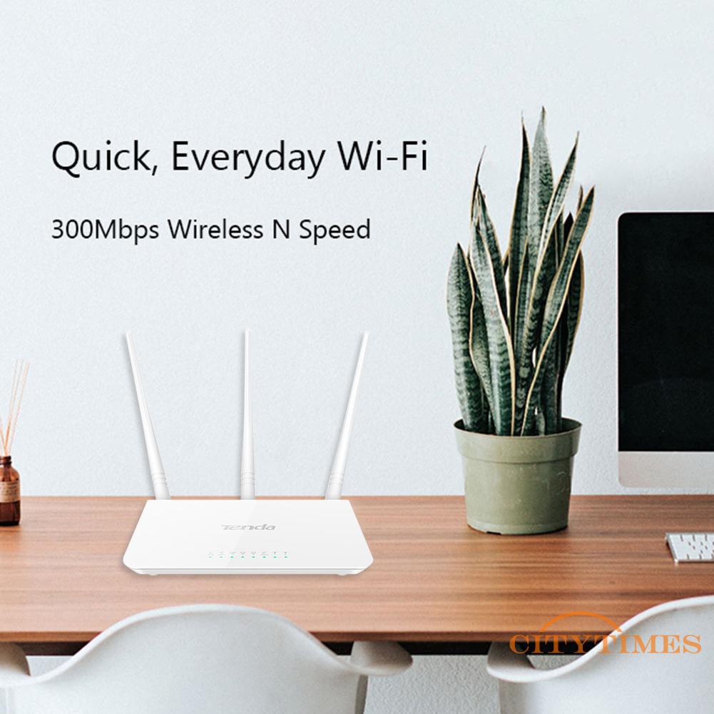 Thiết Bị Phát Wifi Ci Tenda F3 2.4g 300m Với 3 Ăng Ten