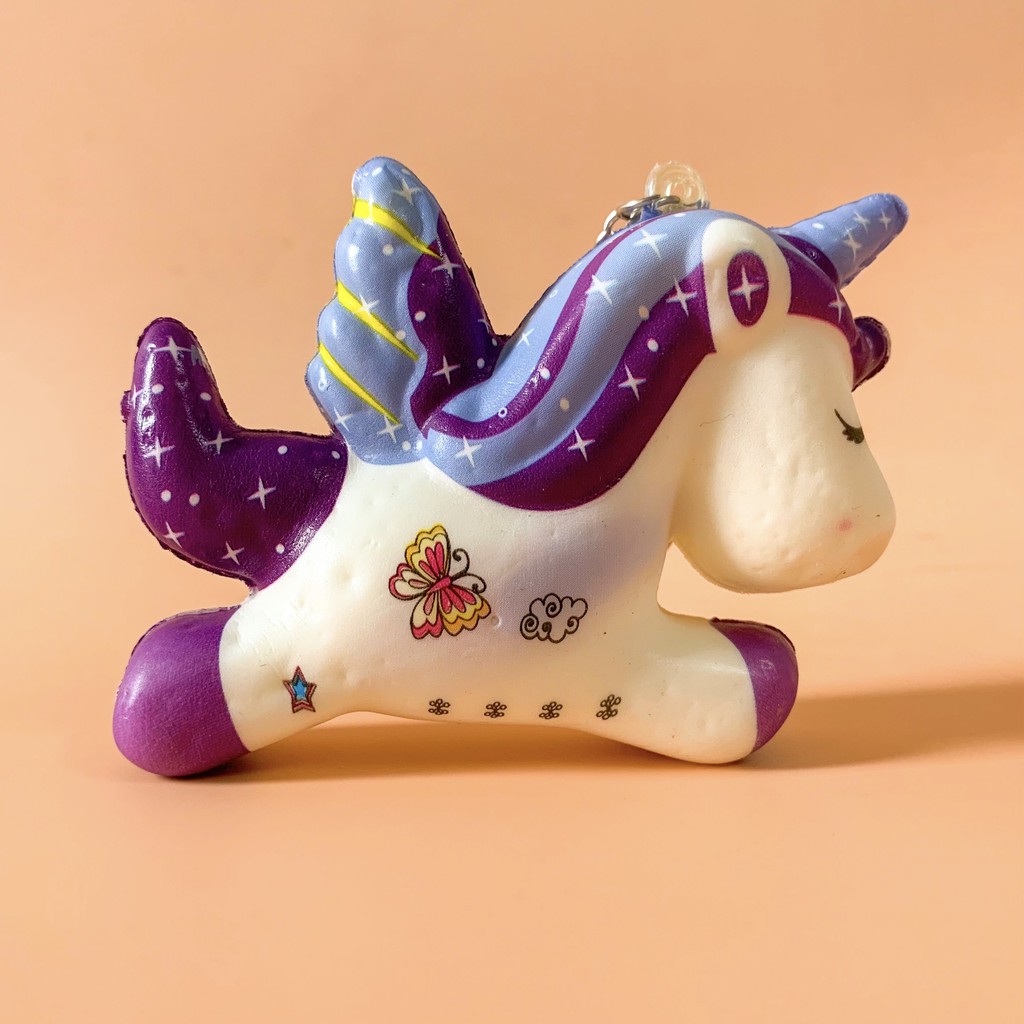 Squishy Kỳ Lân Mini - Móc Khóa Squishy Hình Kỳ Lân Dễ Thương