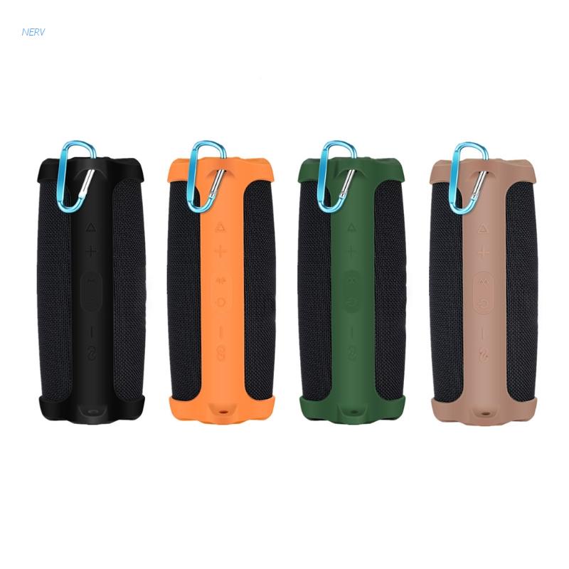 Vỏ Silicone Bảo Vệ Cho Loa JBL Charge 5 Màu Đen Kèm Dây Đeo