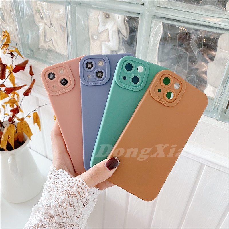 Ốp điện thoại màu nhám cho Ốp iPhone 6 7 Plus X XR XS Max 11 12 13Pro 12ProMax