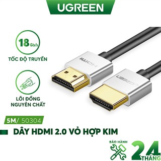 Dây HDMI 2.0 thuần đồng 10.2gbps đầu hợp kim UGREEN HD117 - Hàng phân phối chính hãng - Bảo hành 18 tháng