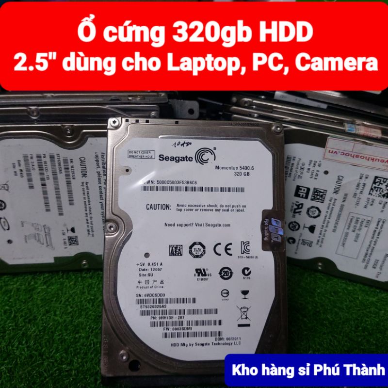 Ổ cứng 750Gb có sẵn Win 10 dùng cho laptop, máy tính PC - HDD 750Gb 500Gb 320Gb 160Gb