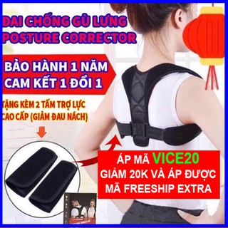 Đai chống gù lưng chính hãng - POSTURE CORRECTOR , Đai chống gù lưng Nam Nữ có size trẻ em và cho bé
