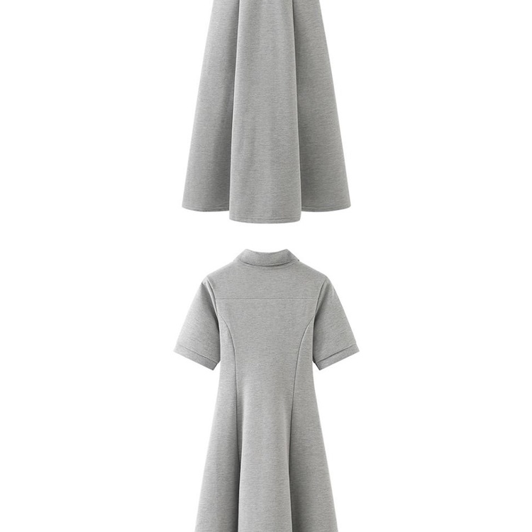 Đầm Chữ A Tay Ngắn Màu Trơn Thời Trang Hàn Quốc Mới 2022