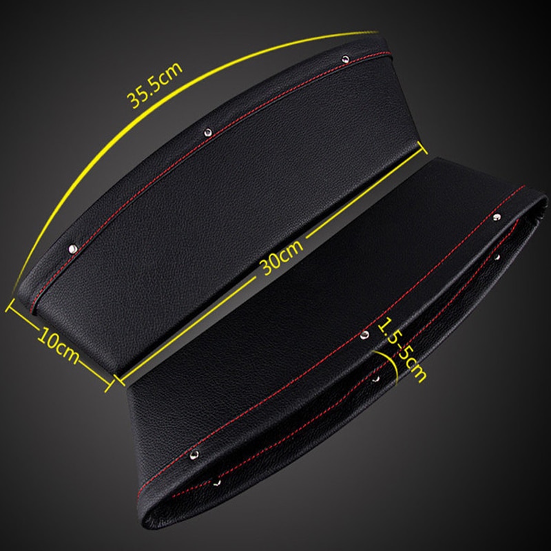 Hot 1 X Túi Da PU Đựng Đồ Gắn Khe Hở Ghế Ngồi Xe Hơi Sắp Xếp Gọn Gàng