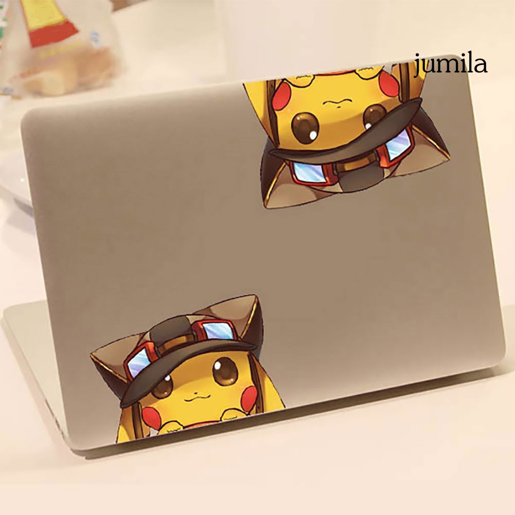 Đề Can Dán Trang Trí Xe Hơi / Xe Máy / Laptop Hình Pokemon Pikachu Dễ Thương