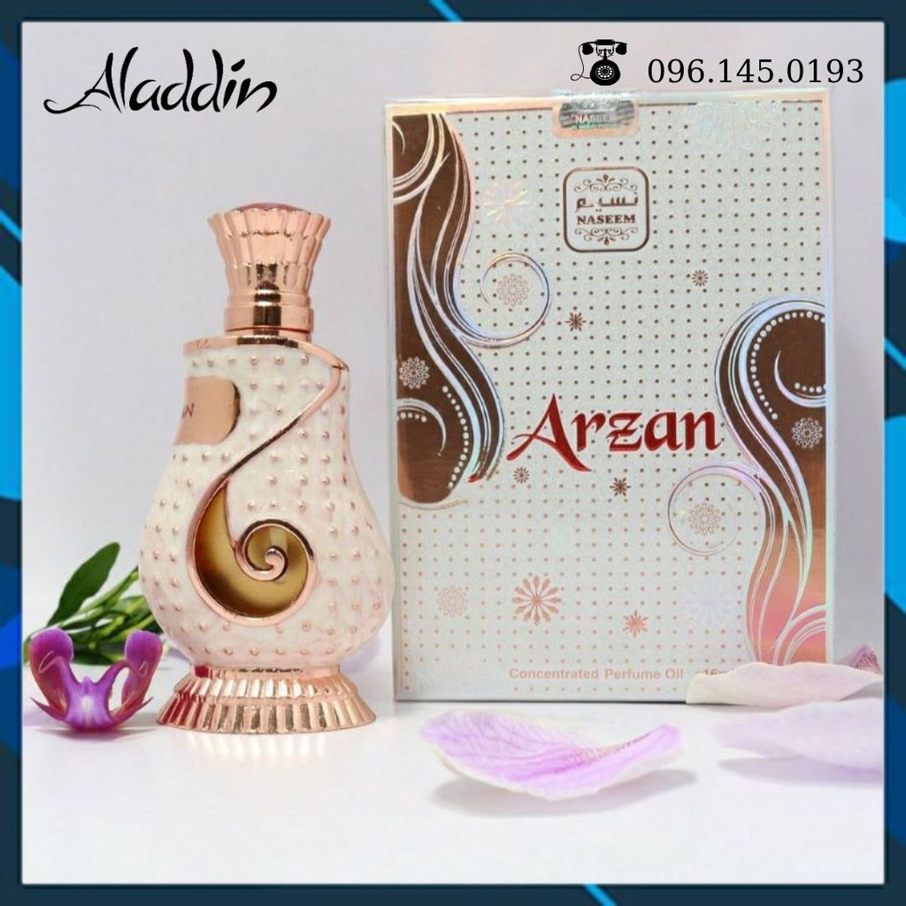 Tinh dầu nước hoa Dubai Arzan Naseem 16ml