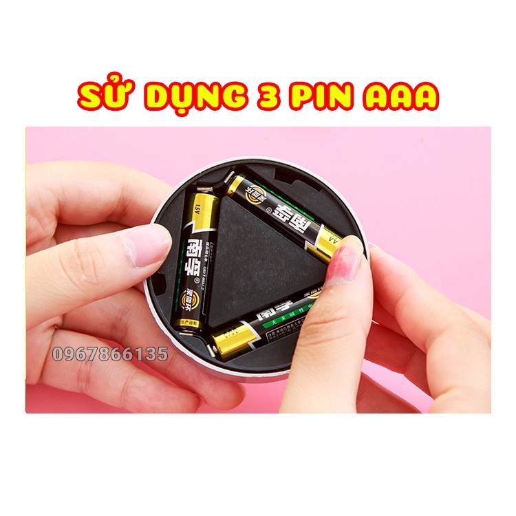 Đèn Led 3 Bóng Dán Tường Không Dây - Đèn Chiếu Sáng Kệ Sách, Tủ Quần Áo Tiện Lợi - LA182