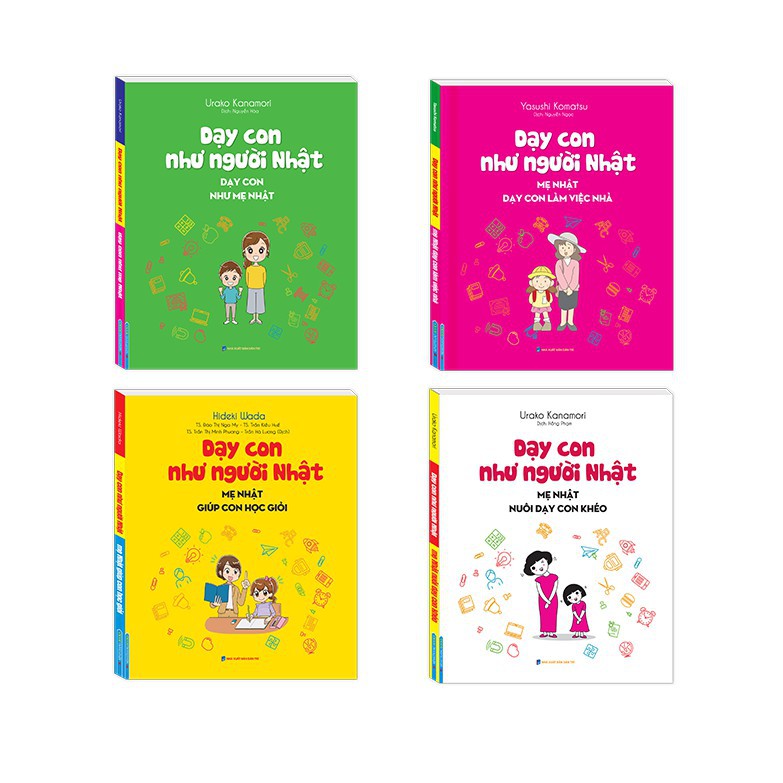 Sách - Combo dạy con như người Nhật (trọn bộ 4 cuốn)