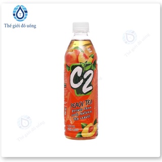 Trà C2 vị đào (thùng 24 chai) loại 455ml
