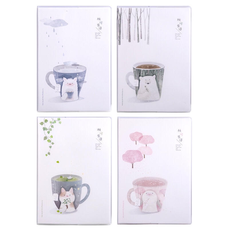 Sổ Tay A5 Deli Hoạt Hình Dễ Thương Cute Vở Học Sinh Văn Phòng Phẩm