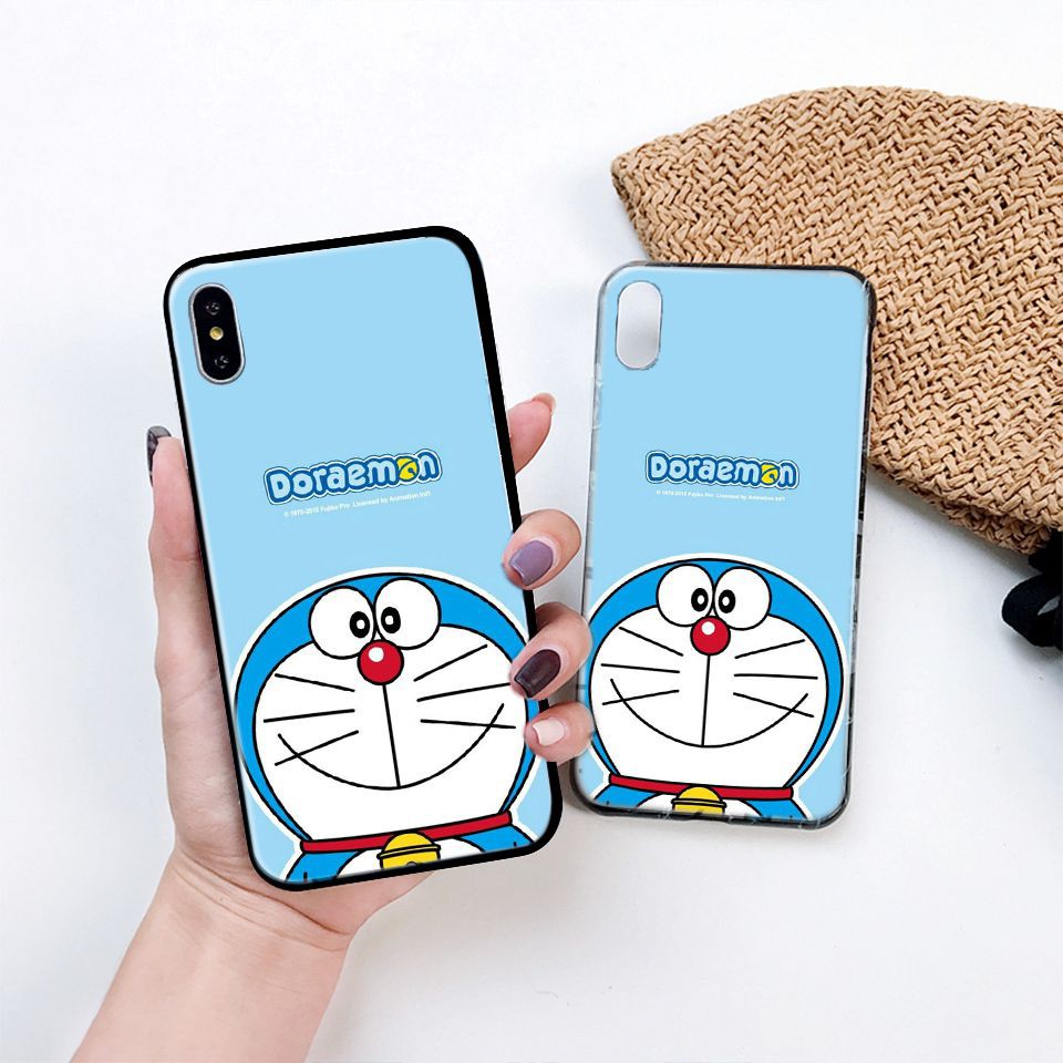 Ốp lưng kính iPhone in hình Doremon - Dor004 ( có đủ mã máy )