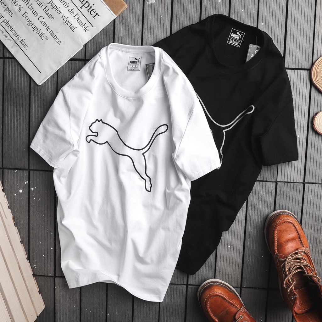Áo Thun Tay Ngắn Cổ Tròn In Hình Logo Puma Phong Cách Vintage Thời Trang Mùa Hè 2022