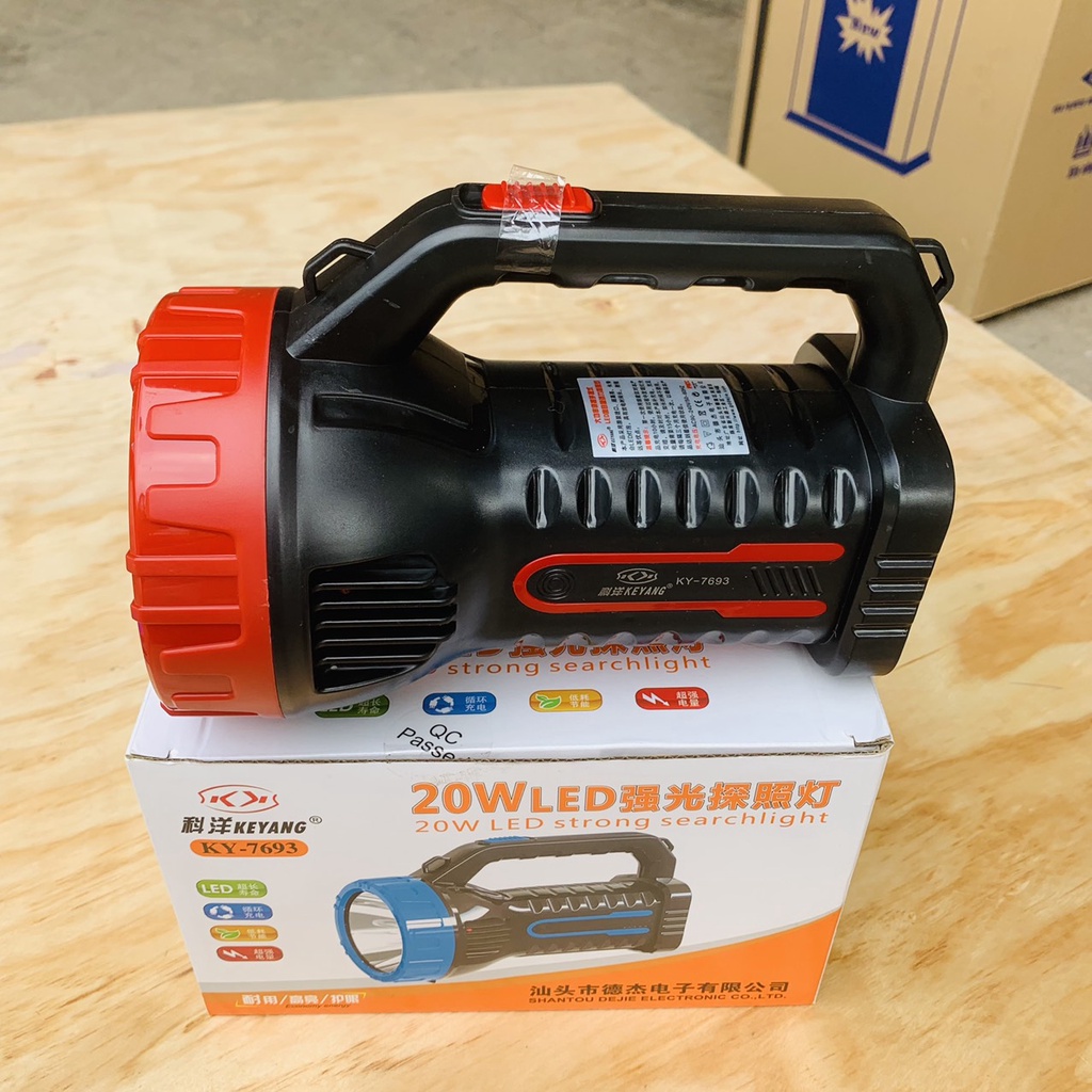 Đèn Pin Cầm Tay Bóng Led 20w Siêu Sáng KY 7693