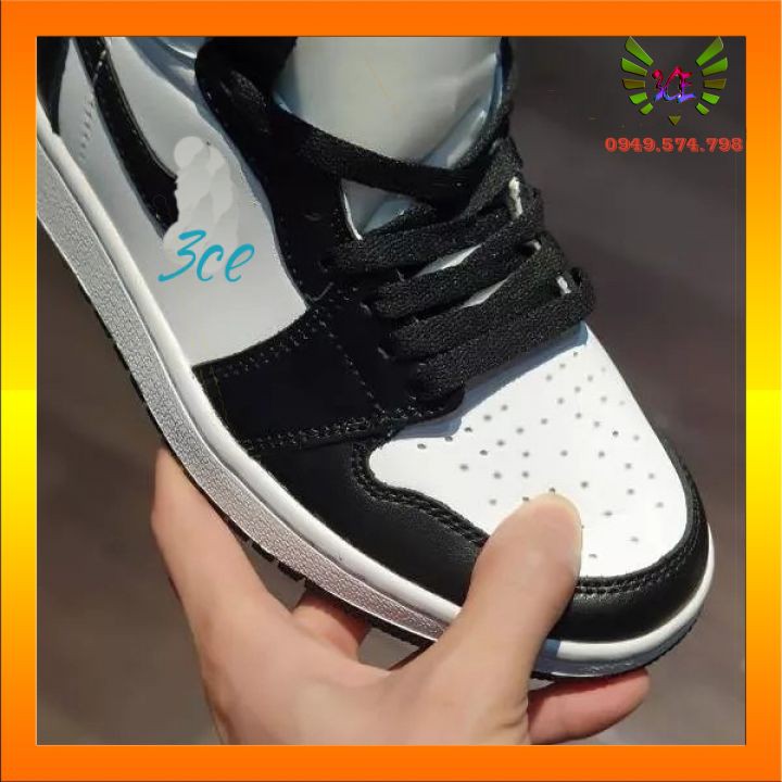 Giày thể thao sneaker panda cao cổ đen trắng cho nam nữ | BigBuy360 - bigbuy360.vn
