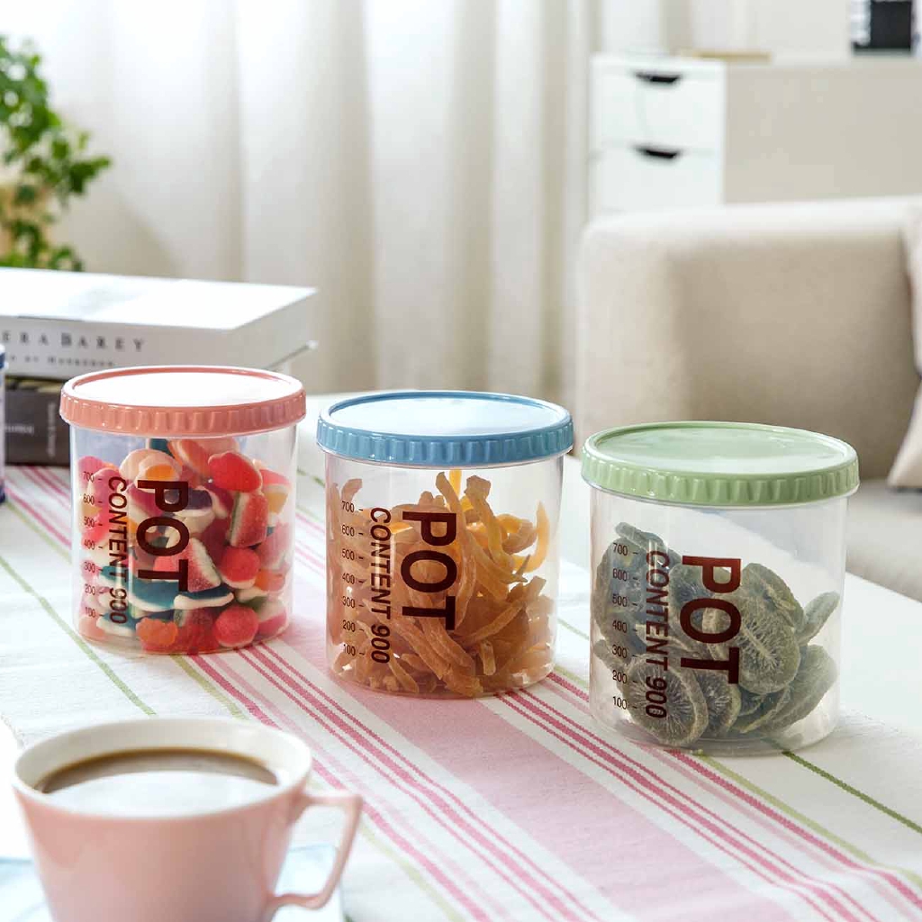 Hộp Đựng Thực Phẩm JUJIAJIA Có Thước Đo Lường Tiện Lợi