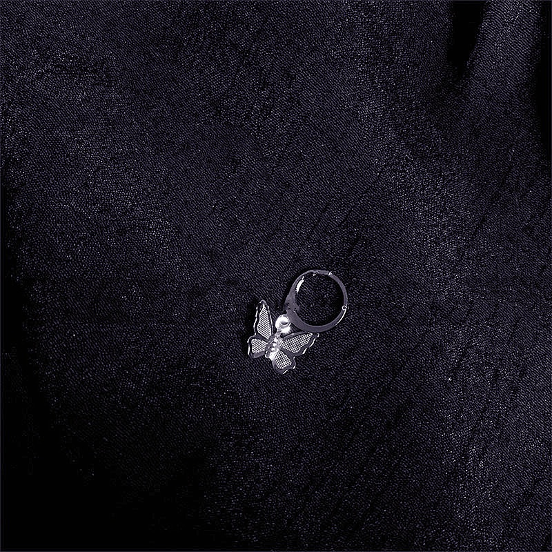 Bông tai 19934 hình bướm đơn giản phong cách cá tính thường ngày dễ phối đồ