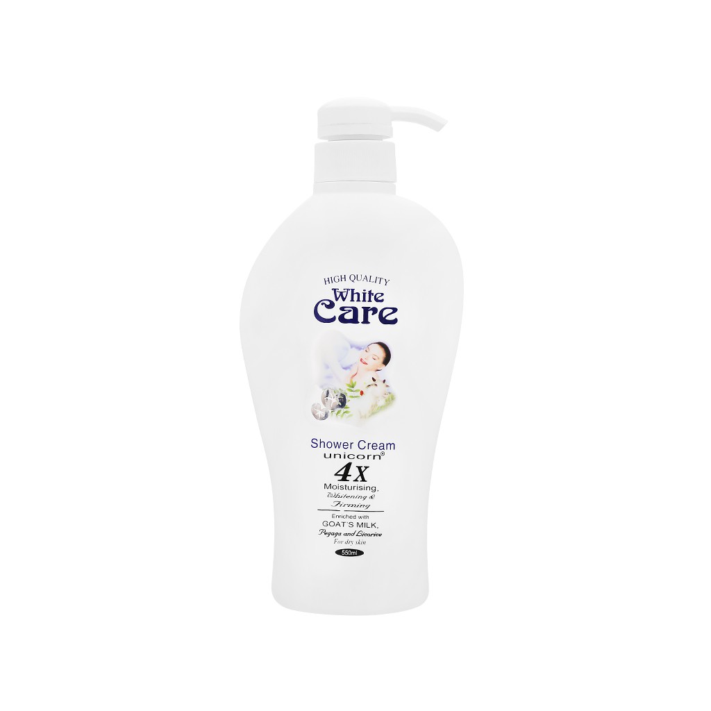 Sữa tắm Unicorn White Care tinh chất sữa dê 550ml