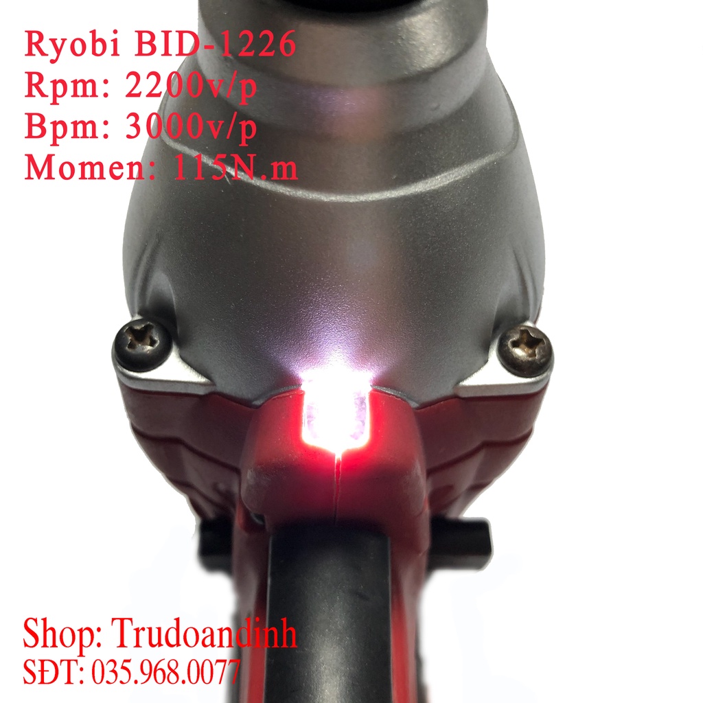 Máy bắn vít Ryobi 12v BID - 1226