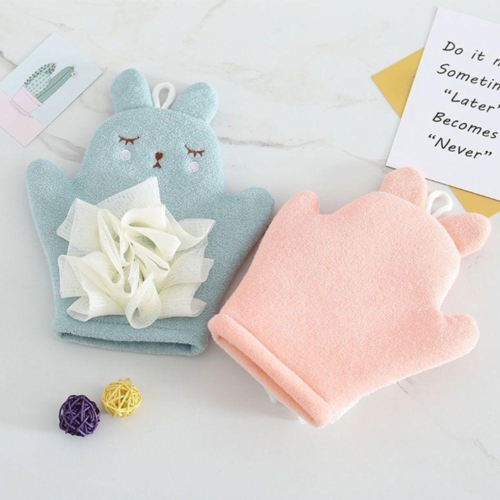 IVORY Găng tay đi tắm Mềm Mại Họa Tiết Hoạt Hình Xinh Xắn Dành Cho Bé