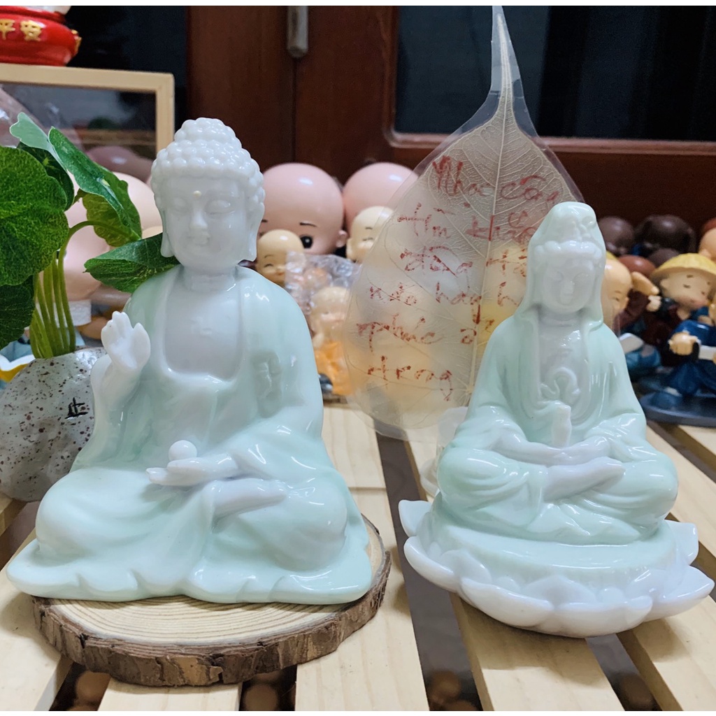 SỈ SLL INBOX - Tượng Phật  trang trí ô tô, bàn làm việc/ Tượng phong thủy - Thiền Tâm Hải Ấn