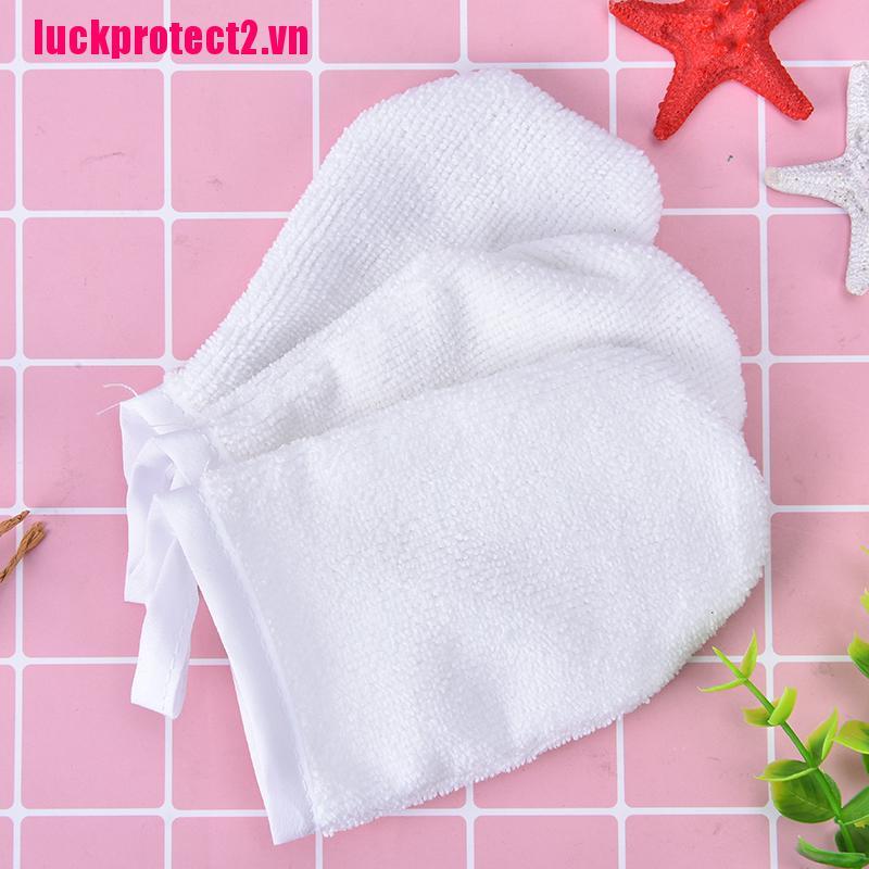 H&L reusable microfiber facial cloth face towel makeup remover cleansing glove tools