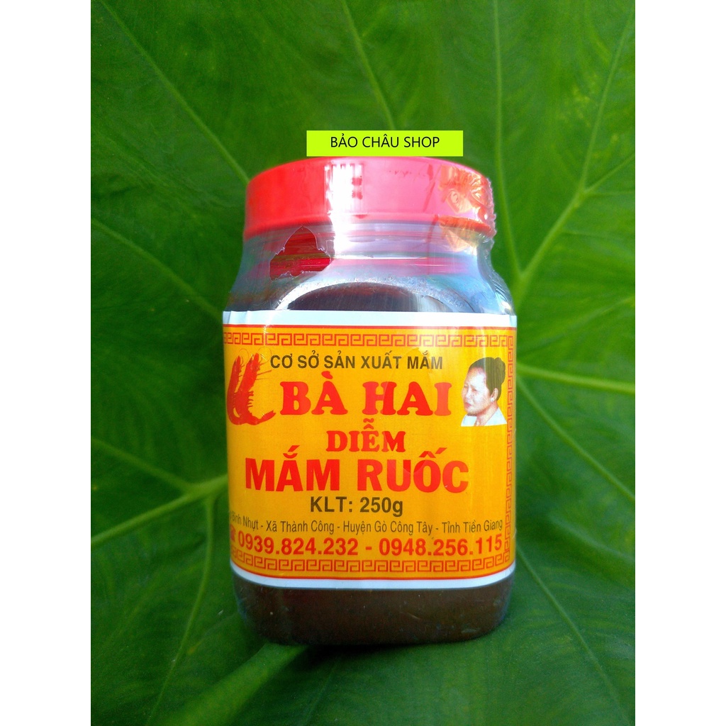 COMBO MẮM TÔM CHÀ & MẮM RUỐC BÀ HAI