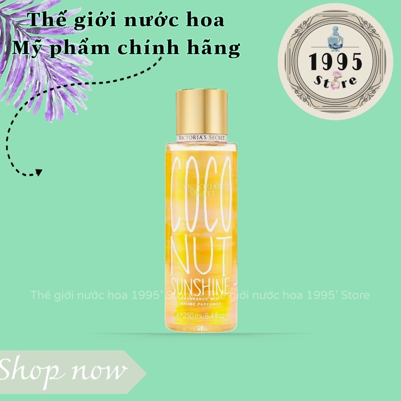 Xịt Dưỡng Thể Body Mist Victoria’s Secret Coconut Sunshine