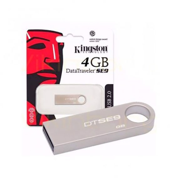 Usb Kingston SE9 2.0 nhỏ gọn thiết kế vỏ kim loại chống nước, chống sốc