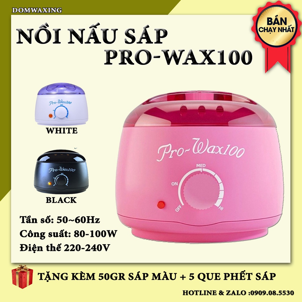 [Chuẩn loiaj 1] Nồi Nấu Sáp Pro Wax 100 - Nồi đúc nguyên khối- 400ml