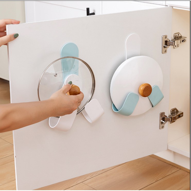 Kệ chữ Y, giá để thớt, vung nồi điều chỉnh kích thước đa năng dán tường tiết kiệm diện tích bếp, siêu tiện dụng