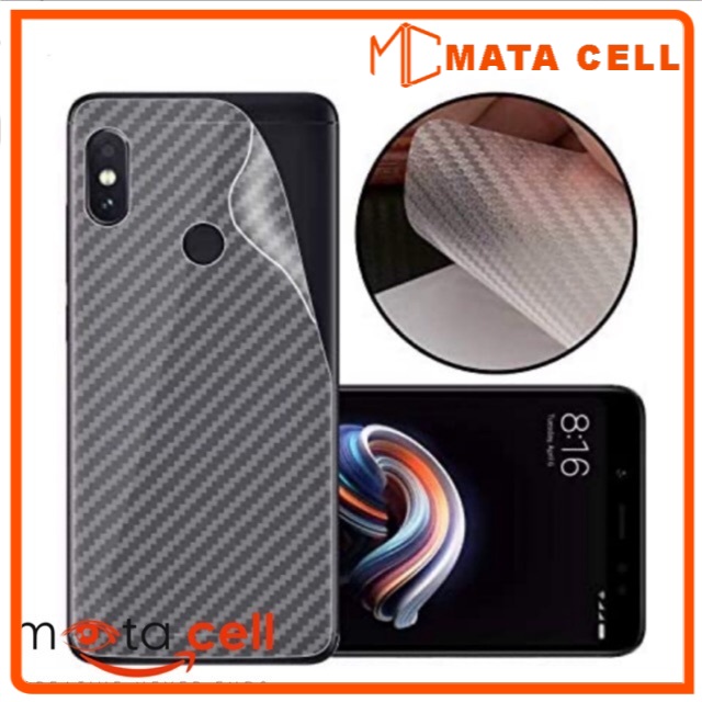 Miếng Dán Sợi Carbon Cho Điện Thoại Xiaomi Redmi Note 5 Pro Skin / Garskin / Sticker / Anti Gores Lưng