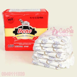 [Bịch] Bỉm vệ sinh cho chó đực DONO - Cutepets