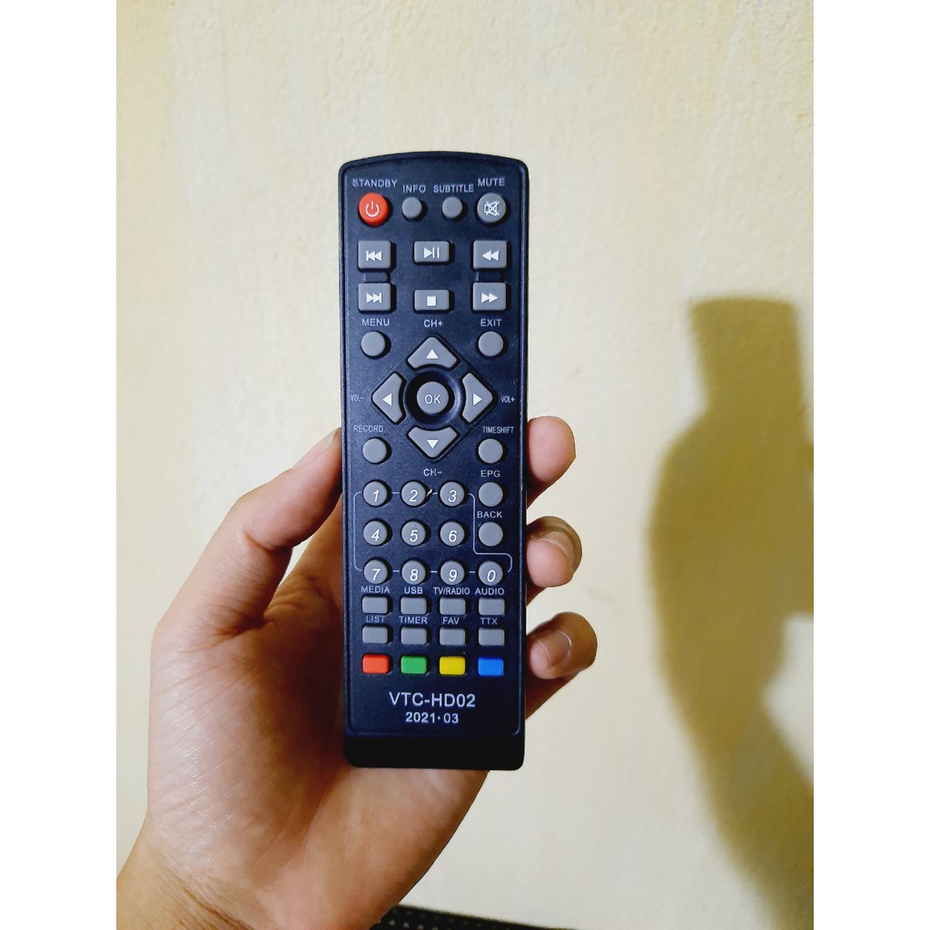 Remote Điều khiển đầu kỹ thuật số VTC-HD 02 Hàng chính hãng Tặng kèm Pin!!!