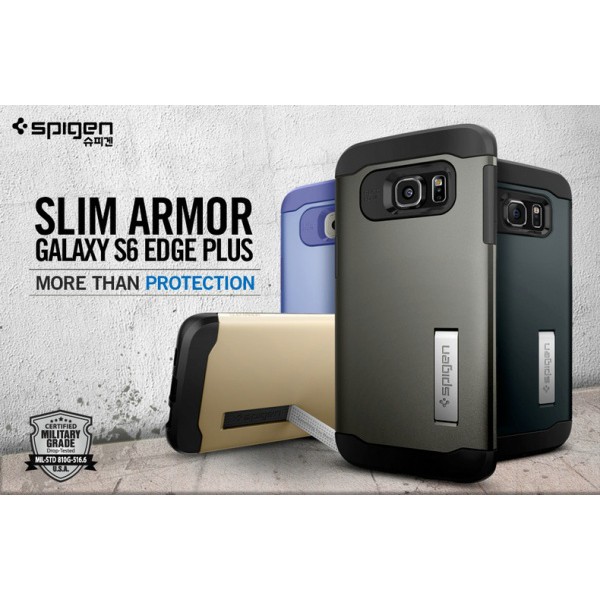 Ốp Spigen Galaxy S6 edge/ S6 edge Plus  chính hãng, có chân chống