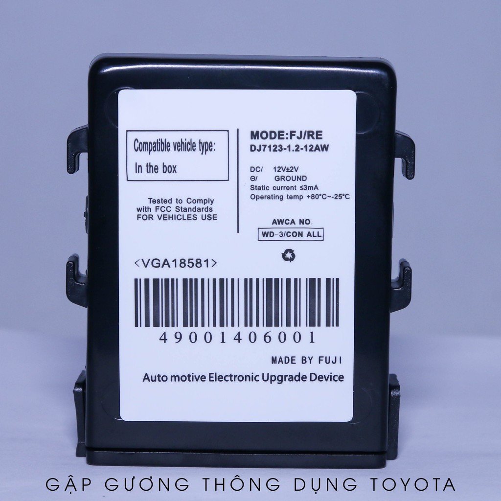 Phụ kiện gập gương cho Toyota Vios Yaris Innova Fortuner